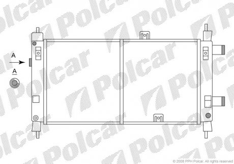 Радіатори охолодження POLCAR 550508-0