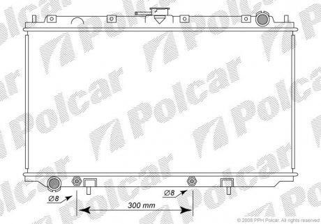 Радиаторы охлаждения POLCAR 273208-3 (фото 1)