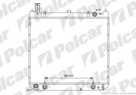 Радіатори охолодження POLCAR 816608-1