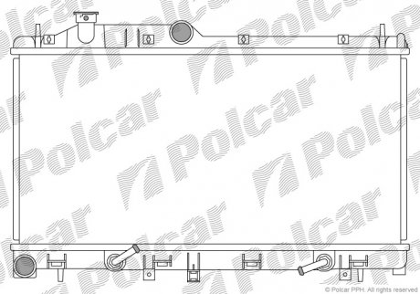 Радіатори охолодження POLCAR 720808-3