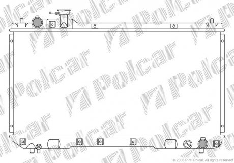 Радиаторы охлаждения POLCAR 814408-2 (фото 1)