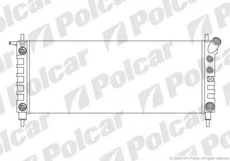 Радіатори охолодження POLCAR 555508-7 (фото 1)