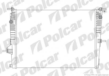 Радіатори охолодження POLCAR 6035081X
