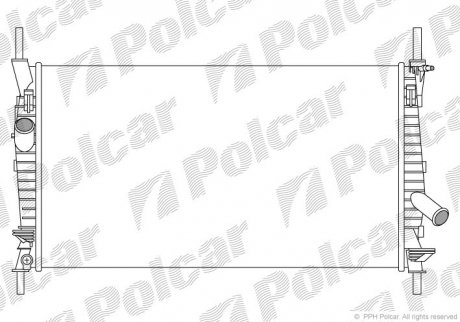 Радіатори охолодження POLCAR 3247084K (фото 1)