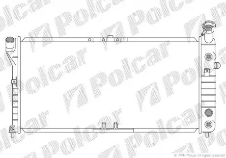 Радиаторы охлаждения POLCAR 253008-1