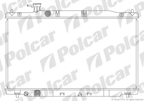 Радіатори охолодження POLCAR 387808-1 (фото 1)