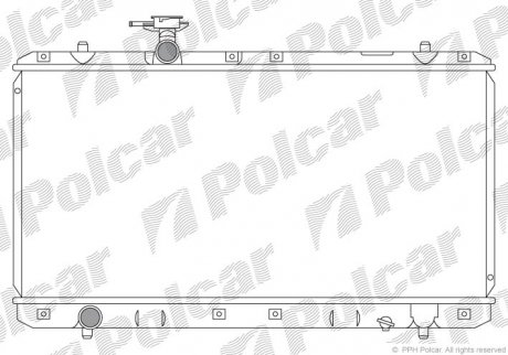 Радиаторы охлаждения POLCAR 741408-1 (фото 1)