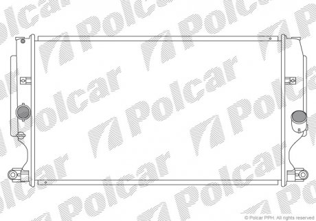 Радіатори охолодження POLCAR 811608-4 (фото 1)