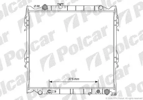 Радіатори охолодження POLCAR 817708-4