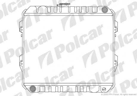 Радиаторы охлаждения POLCAR 817408-2