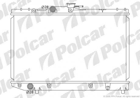 Радіатори охолодження POLCAR 810108-4