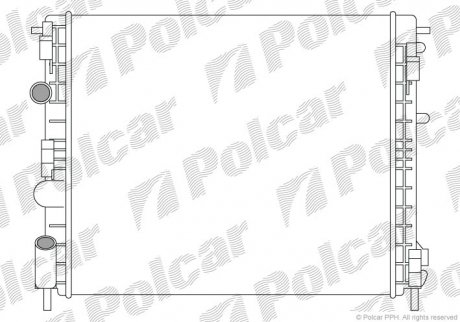 Радіатори охолодження POLCAR 601508-4