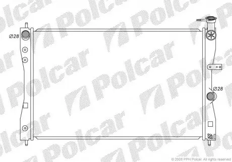 Радіатори охолодження POLCAR 5241081K