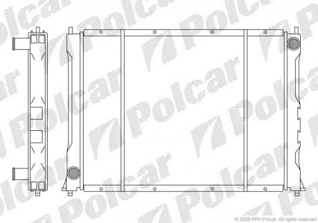 Радіатори охолодження POLCAR 381908-3