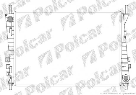 Радиаторы охлаждения POLCAR 3710081X (фото 1)