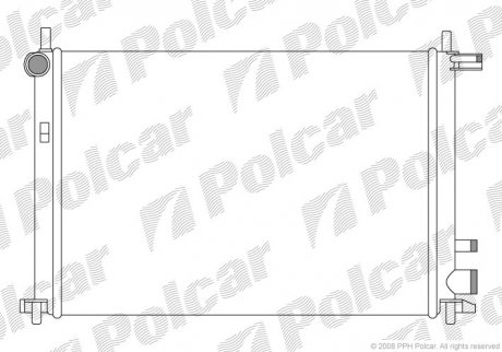Радиаторы охлаждения POLCAR 321008A1