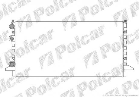 Радиаторы охлаждения POLCAR 954708A3 (фото 1)