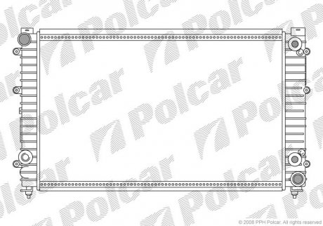 Радиаторы охлаждения POLCAR 132808-3 (фото 1)