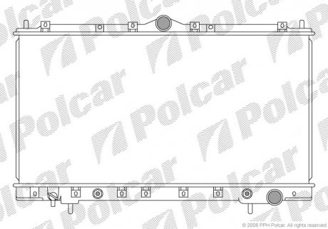 Радиаторы охлаждения POLCAR 520908-2 (фото 1)