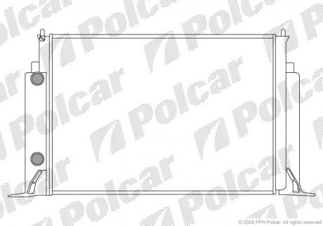 Радиаторы охлаждения POLCAR 303008A3 (фото 1)