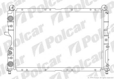 Радіатори охолодження POLCAR 140208A6 (фото 1)