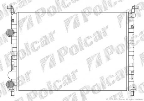 Радіатори охолодження POLCAR 300608B2 (фото 1)
