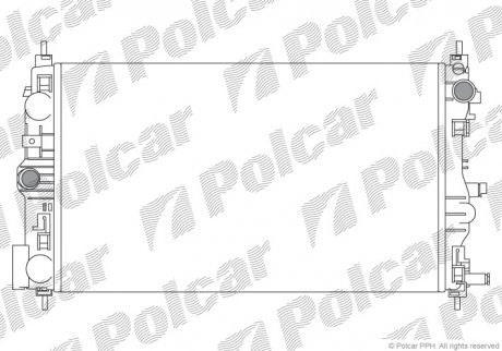 Радіатори охолодження POLCAR 250808-1