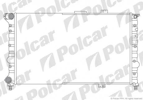 Радиаторы охлаждения POLCAR 140708A1 (фото 1)