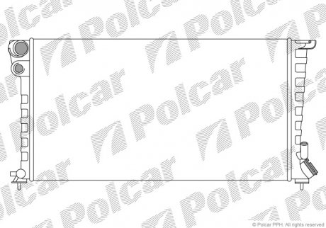 Радиаторы охлаждения POLCAR 232608B4 (фото 1)