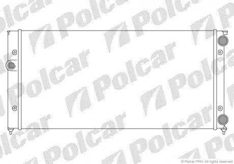 Радіатори охолодження POLCAR 953808B4 (фото 1)