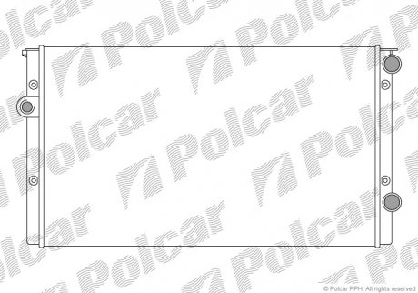 Радіатори охолодження POLCAR 953808B5 (фото 1)