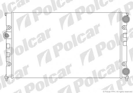 Радіатори охолодження POLCAR 953808A2 (фото 1)