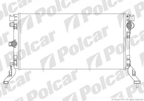 Радіатори охолодження POLCAR 603908-2