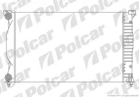 Радіатори охолодження POLCAR 133408A1 (фото 1)