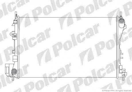 Радіатори охолодження POLCAR 551808A4