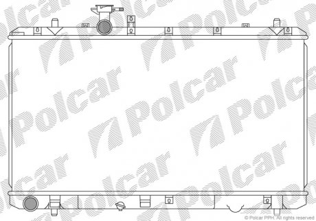 Радиаторы охлаждения POLCAR 743508-1 (фото 1)