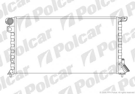 Радіатори охолодження POLCAR 235008-A (фото 1)