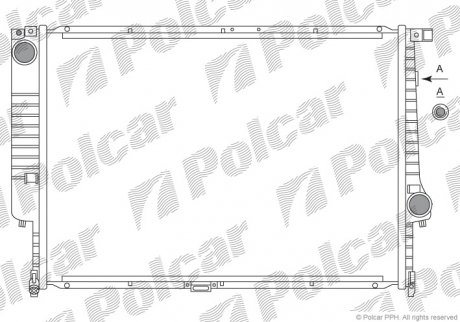 Радиаторы охлаждения POLCAR 201508A5 (фото 1)