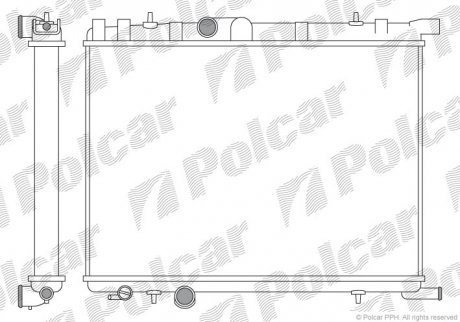 Радіатори охолодження POLCAR 232808A2 (фото 1)
