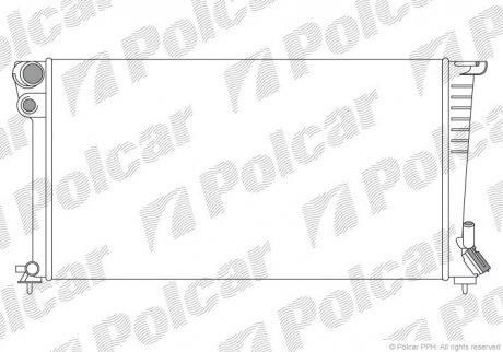 Радіатори охолодження POLCAR 232608A8 (фото 1)