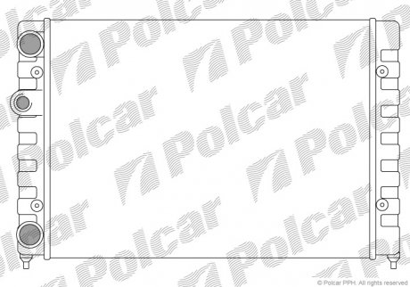 Радиаторы охлаждения POLCAR 953808A1 (фото 1)
