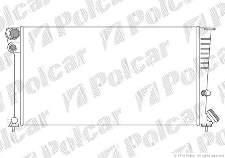 Радіатори охолодження POLCAR 235008-3 (фото 1)