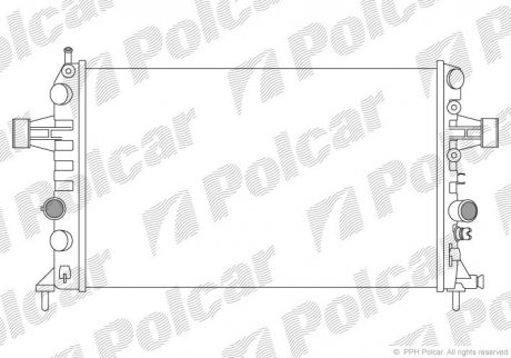 Радіатори охолодження POLCAR 556008-3