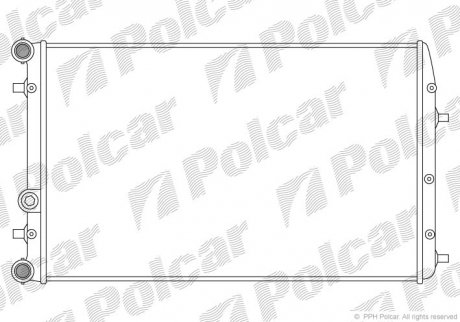Радіатори охолодження POLCAR 691308-5 (фото 1)