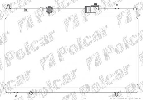Радіатори охолодження POLCAR 576608-3 (фото 1)