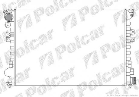 Радіатори охолодження POLCAR 238008A4