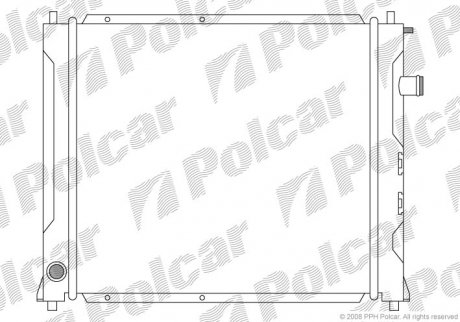 Радіатори охолодження POLCAR 632008-1 (фото 1)