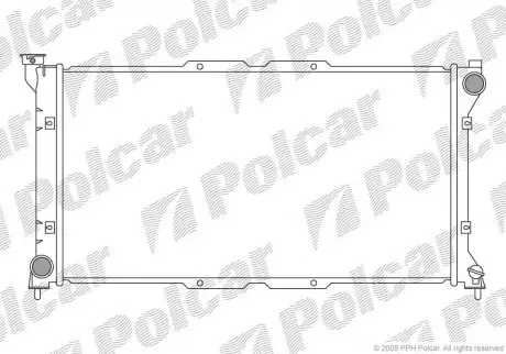 Радиаторы охлаждения POLCAR 720608-1