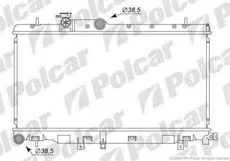 Радіатори охолодження POLCAR 7213081K