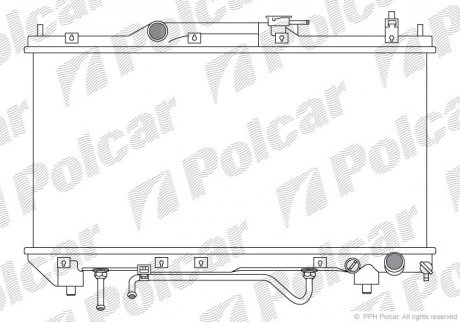 Радиаторы охлаждения POLCAR 812308-4 (фото 1)